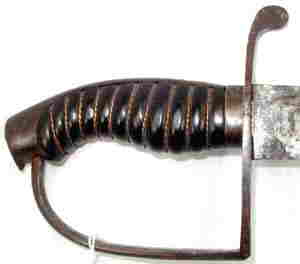 Militia Cavalry Saber By W. Rose & Sons, 1807-1810 - Grip - Obverse
