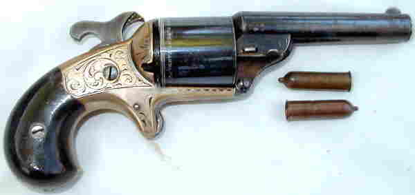 Moore Front Loading "Teat Fire" Cartridge Revolver!