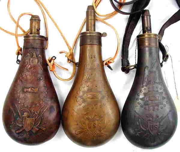 Peace Flasks from 1844, 1847, and 1857