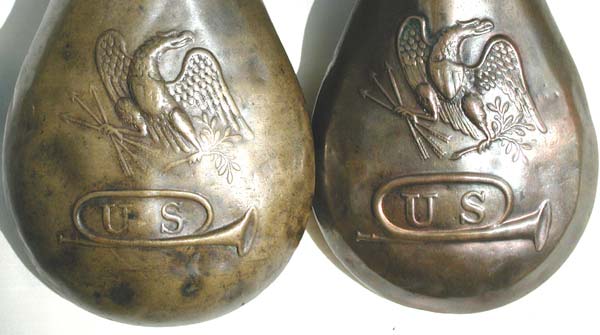 A Photo Comparison Of The Bugle Eagle Stamping