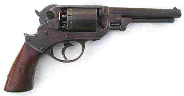 Right Side View of The Model 1858 Double Action .36 Caliber Percussion Navy Revolver