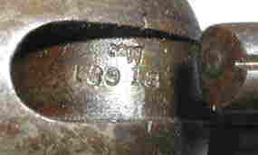 Serial Number "13918" Stamped on Hammer Rest
