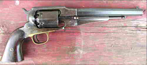 Right Side View of The New Model 1863 Single Action .44 Caliber Percussion Army Revolver